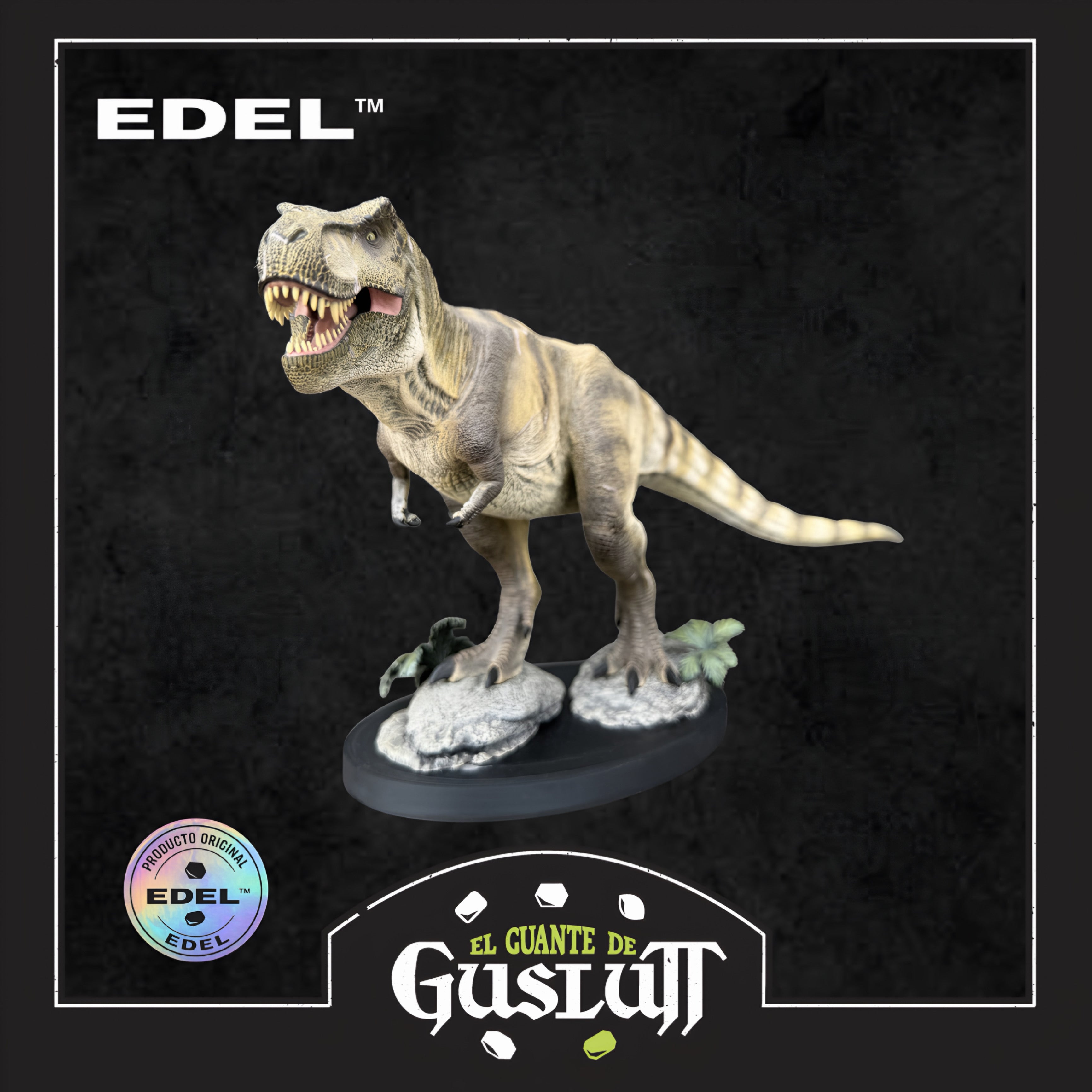 Estatua Edel Toys Tyrannosaurus Rex Emperor Museum Series Escala 1/35