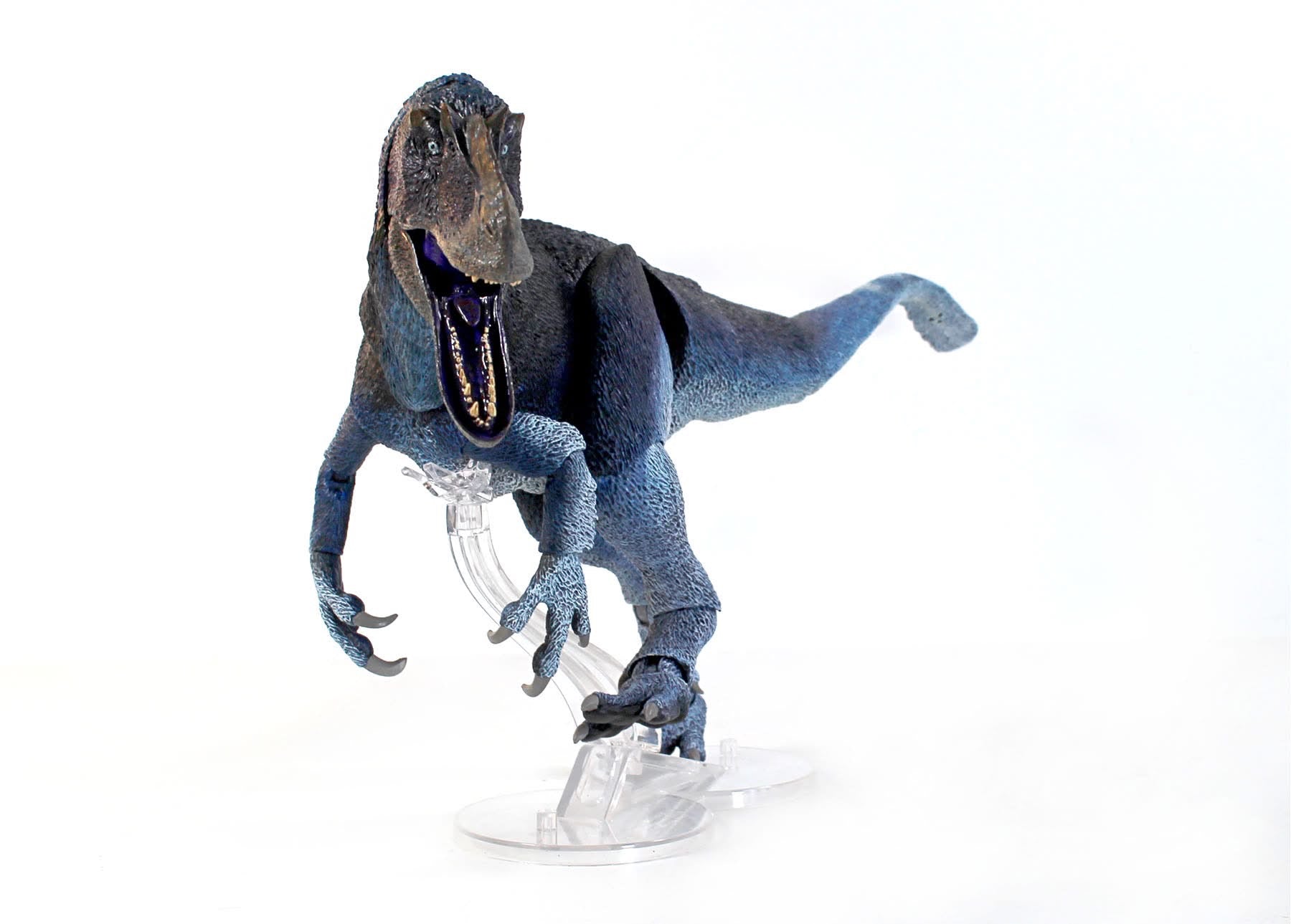 Figura Cyberzoic Yutyrannus Huali Edición Azul Escala 1/18