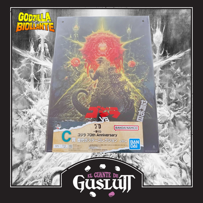 Póster Oficial Godzilla vs Biollante (1989) Ichiban Kuji C Prize — Edición Japonesa 70 Aniversario