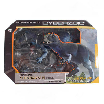 Figura Cyberzoic Yutyrannus Huali Edición Azul Escala 1/18