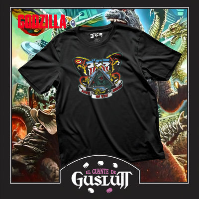 Playera Godzilla King of the Monsters Negra