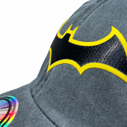 Gorra DC Comics Batman (Dark Knight) Gris Tipo Deslavada