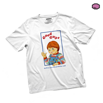Playera Chucky Good Guys Blanca