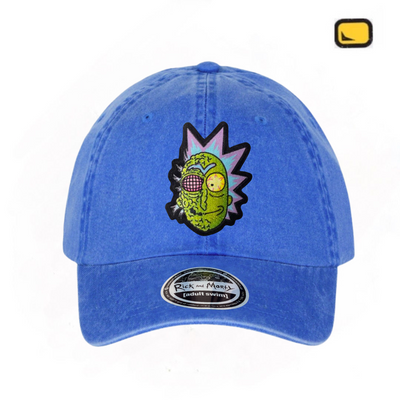 Gorra Rick and Morty Mutant Rick Azul Royal Tipo Deslavada
