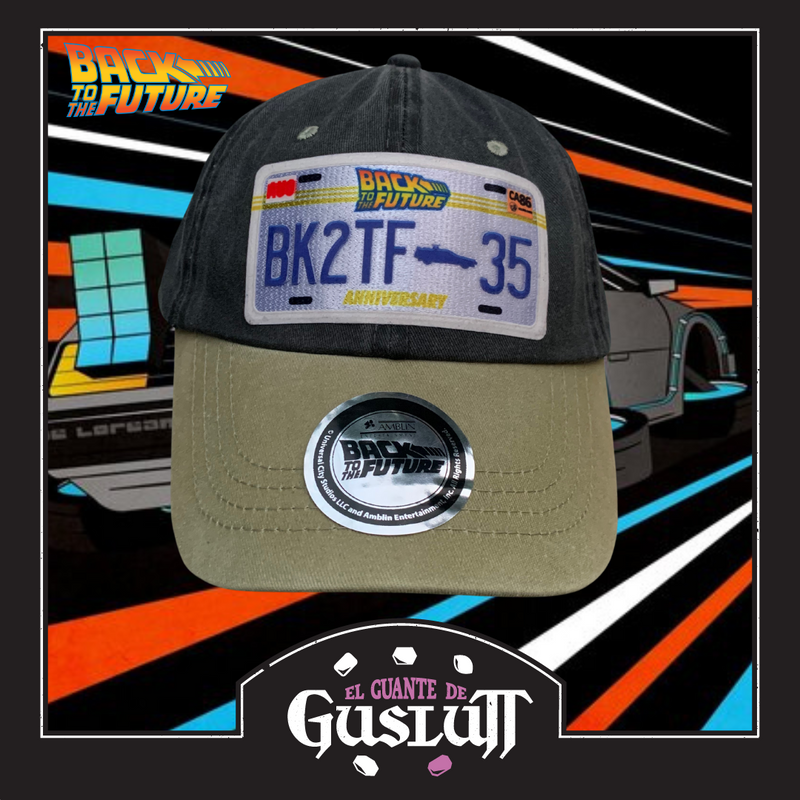 Gorra Back to the Future 35th Anniversary Gris-Beige Vintage
