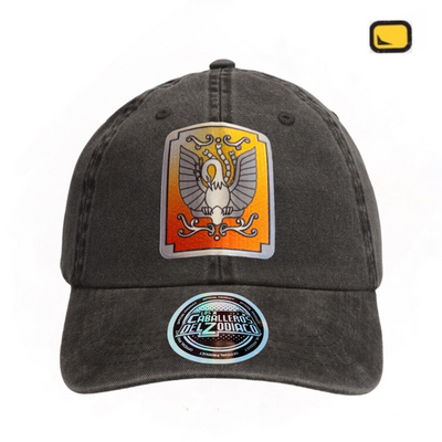 Gorra Los Caballeros del Zodiaco Caja de Pandora Ikki de Fénix Gris Tipo Deslavada