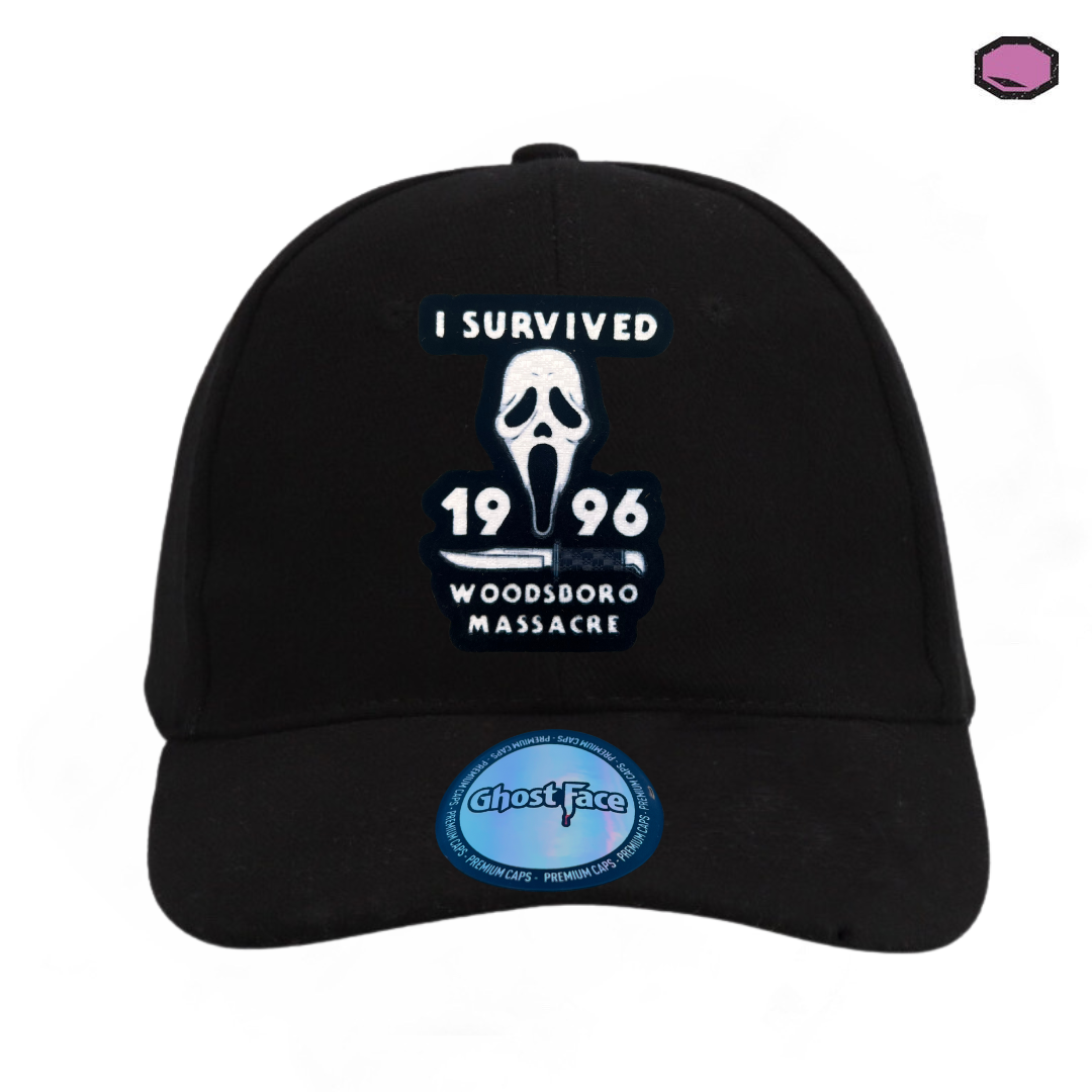 Gorra Scream Ghostface 1996 Negra