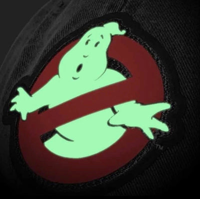 Gorra Ghostbusters Logo Clásico con efecto de brillo en la oscuridad Beige/Café Tipo Deslavada