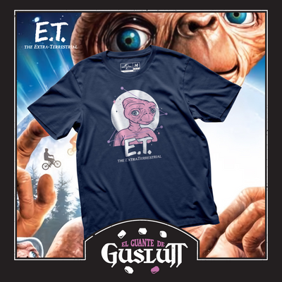 Playera E.T. The Extraterrestrial Azul Marino