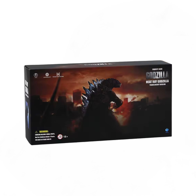 Figura Hiya Toys Godzilla Heat Ray Godzilla Versión Traslúcida 2014 Escala 1/10