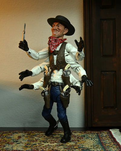 Set de Figuras NECA Puppet Master Six Shooter & Jester 2 Pack Versión Ultimate