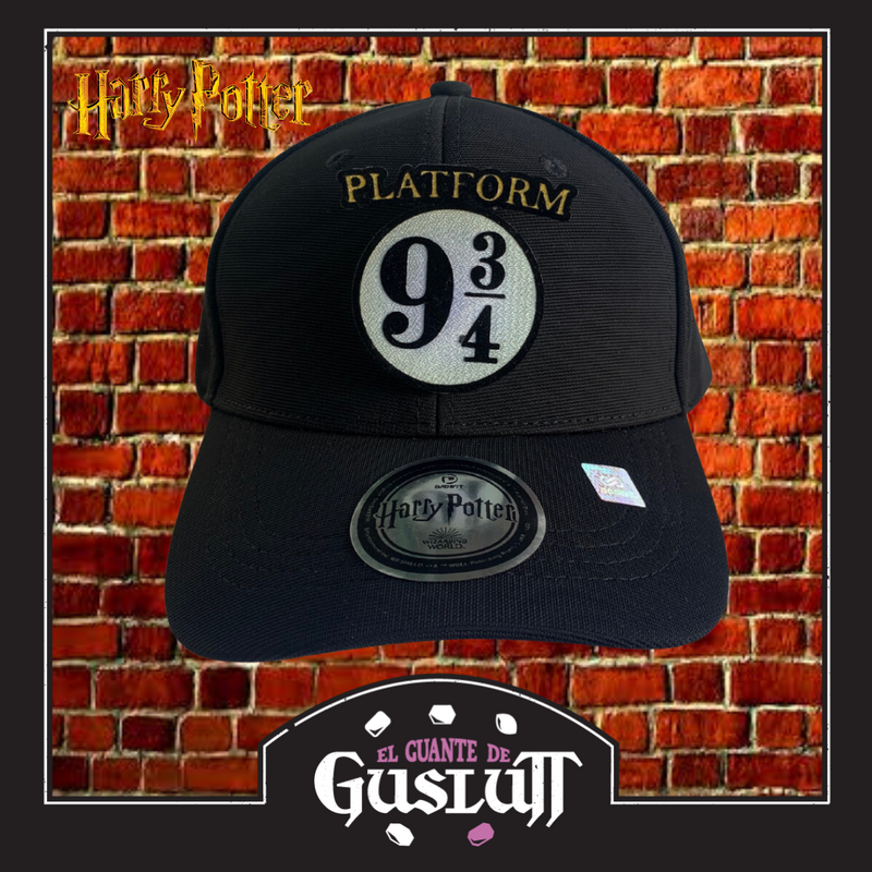 Gorra Harry Potter Andén 9 3/4 Negra