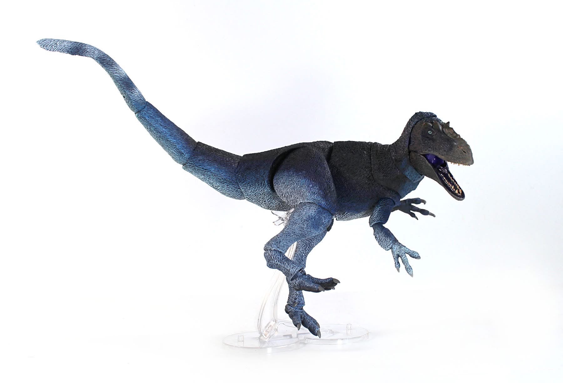 Figura Cyberzoic Yutyrannus Huali Edición Azul Escala 1/18