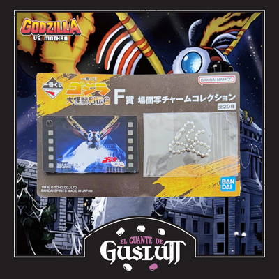 Llavero de Acrílico Godzilla vs Mothra (1992) Movie Frame Ichiban Kuji F Prize — Edición Japonesa
