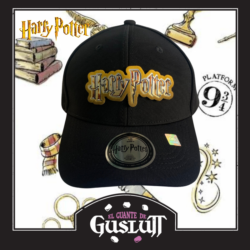 Gorra Harry Potter Logo Negra