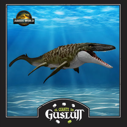 Figura Jurassic World Rebirth Mosasaurus con Acción de Batalla