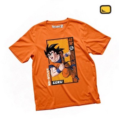 Playera Dragon Ball Z Son Goku Naranja