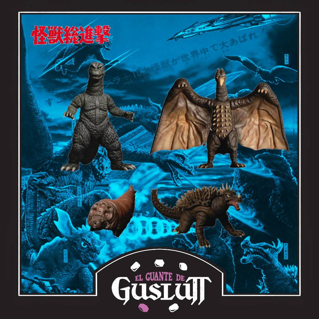 Set de Figuras Mezco Toyz Godzilla Destroy All Monsters Round 1