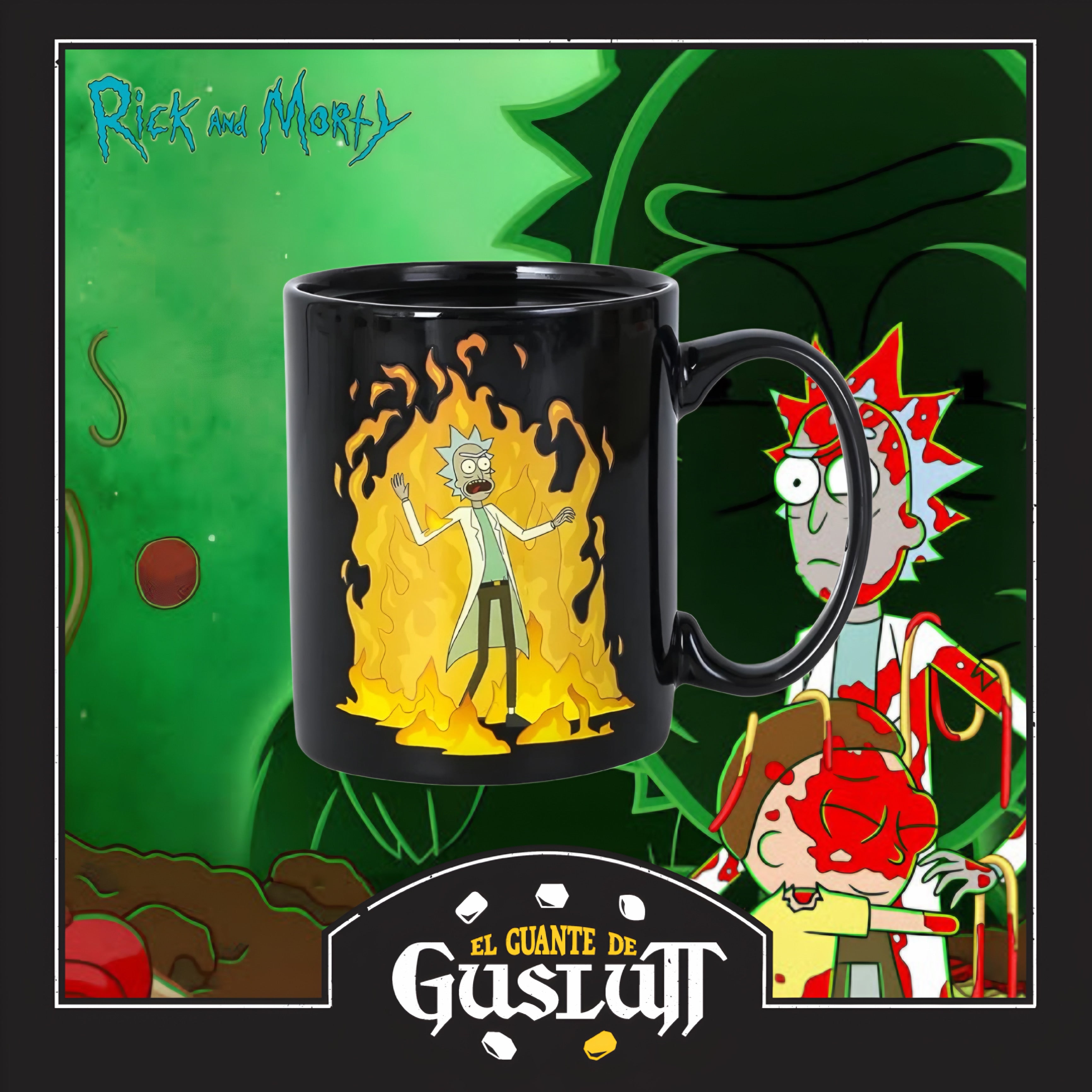 Taza Mágica Rick & Morty Edición Especial Rick Sánchez