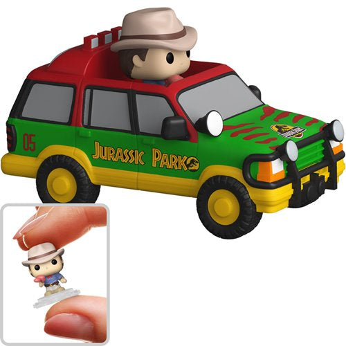 Set de Mini Figuras Funko Bitty Pop Rides Jurassic Park Dr Alan Grant and Jurassic SUV