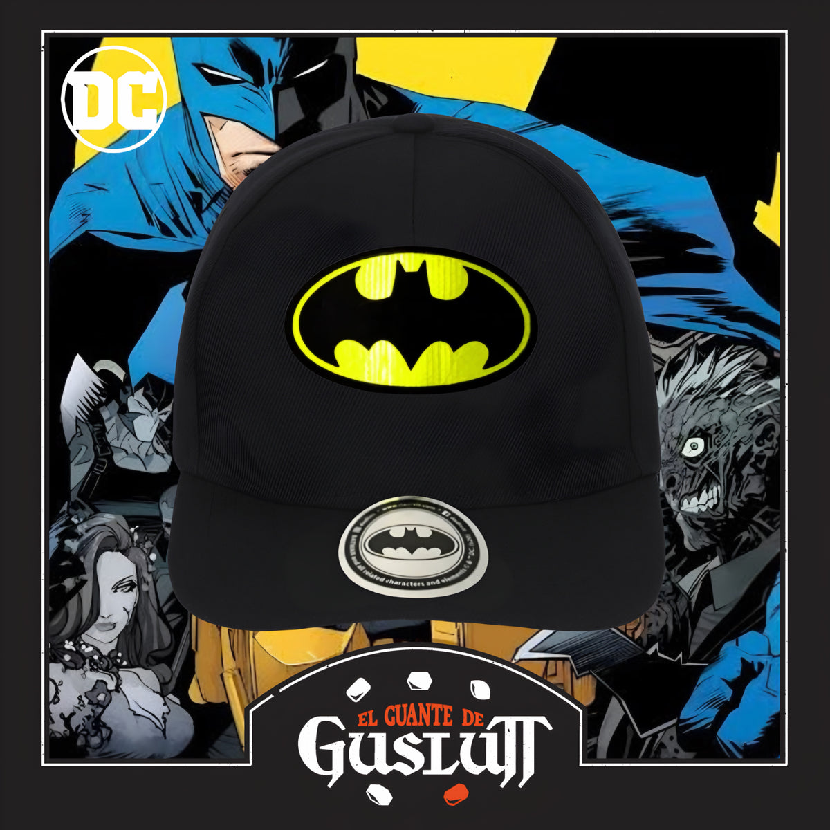 Gorra DC Comics Batman Logo Clásico Negra