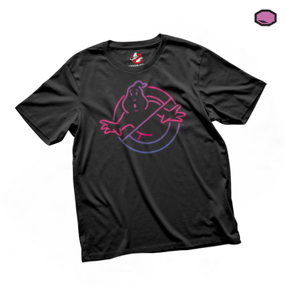 Playera Ghostbusters Stroke Logo Negra