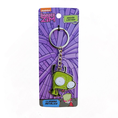 Llavero Nickelodeon Invasor Zim G.I.R. Dog Suit Metálico Edición Limitada
