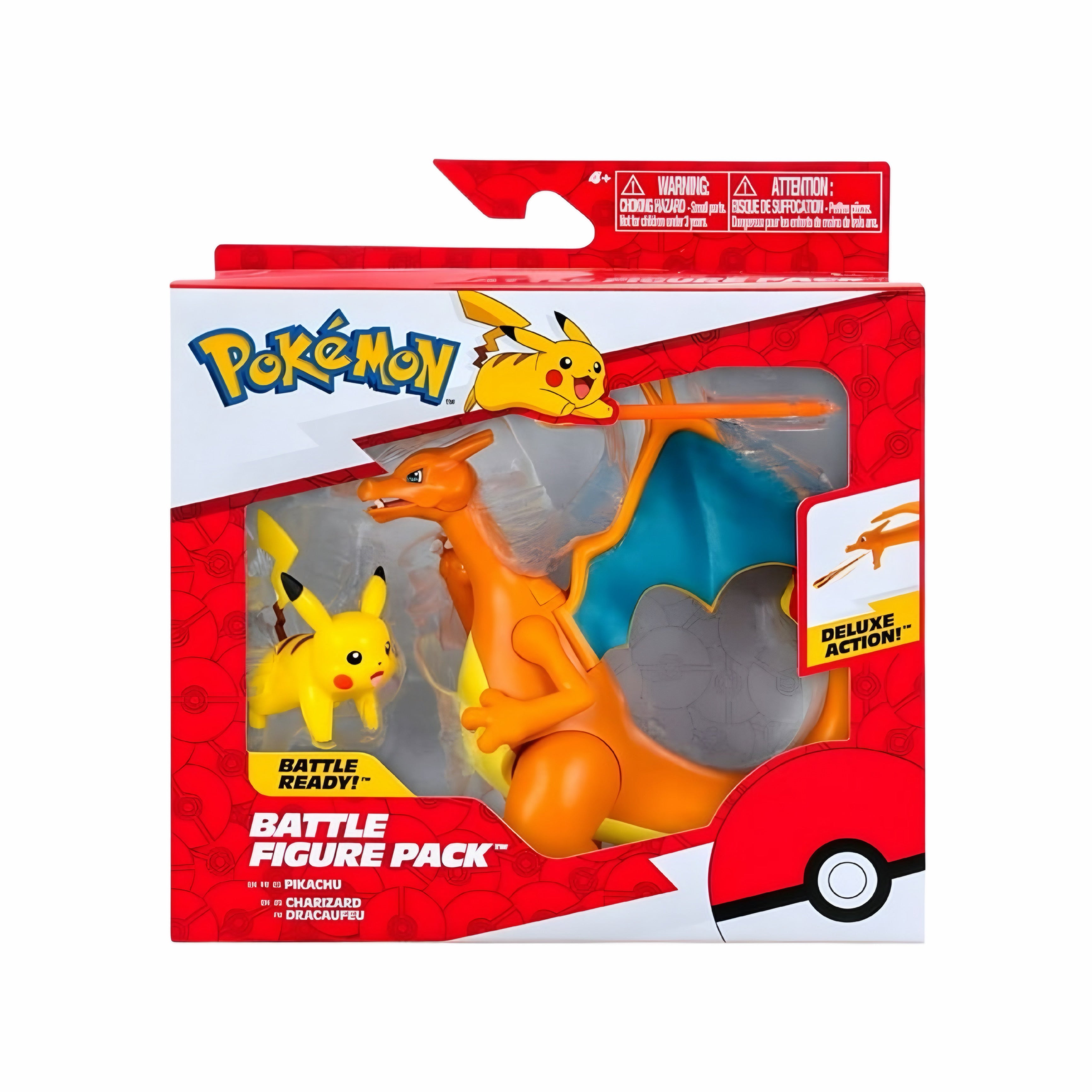 Set de Figuras de Batalla Pokémon Pikachu & Charizard