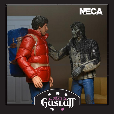 Set de Figuras NECA An American Werewolf in London Jack Goodman & David Kessler