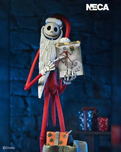 Figura NECA The Nightmare Before Christmas Santa Jack Versión Ultimate