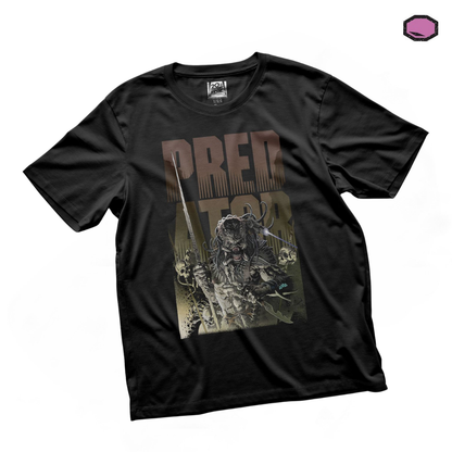 Playera Predator Portada Cómic Variante Predator: Hunters II Negra