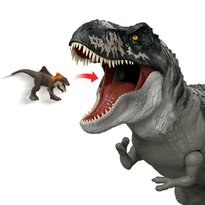 Figura Súper Colosal Jurassic World Rebirth Tyrannosaurus Rex