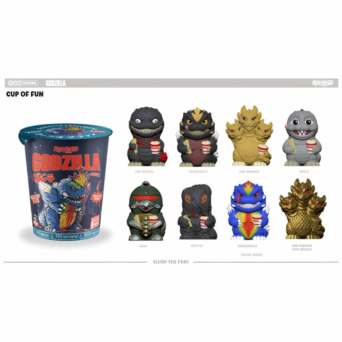 Figura de Vinilo Godzilla Series 2 Rokimoto Cup Collection (Figura al Azar)