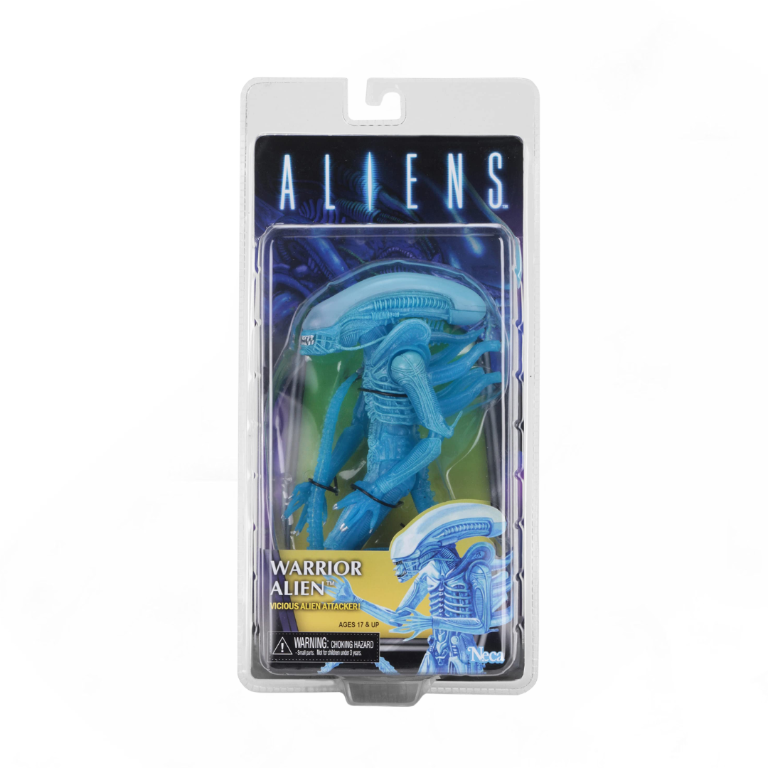 Figura NECA Tributo a Kenner Warrior Alien Versión Azul