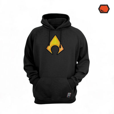 Hoodie DC Comics Aquaman Logo Clásico Negra