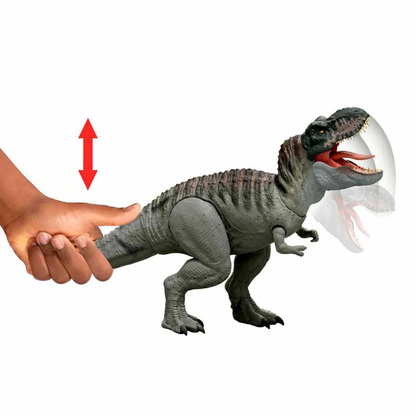 Figura Jurassic World Rebirth Tyrannosaurus Rex con Acción de Batalla y Sonido