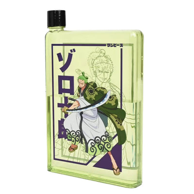 Botella Plana One Piece Wano Roronoa Zoro Edición Limitada de 750 ml