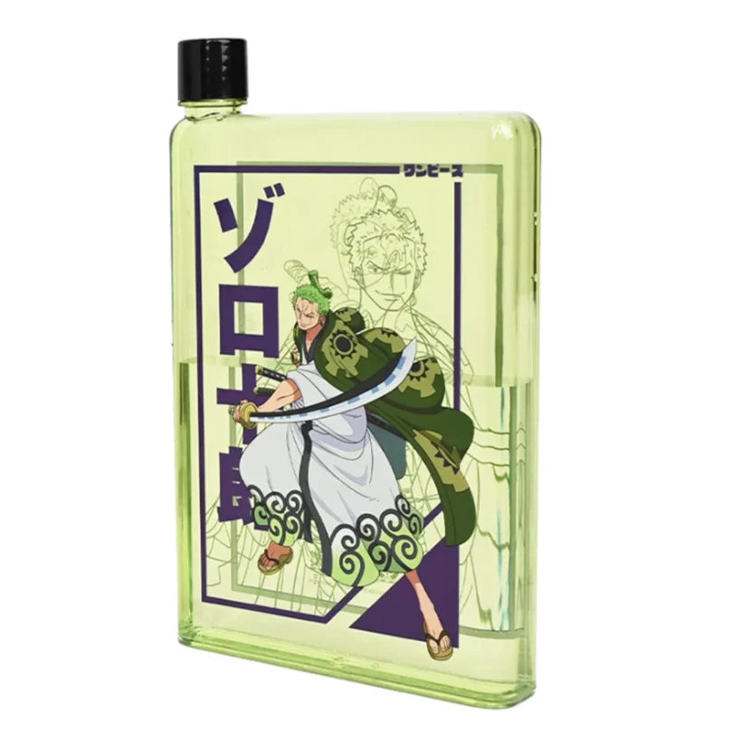 Botella Plana One Piece Wano Roronoa Zoro Edición Limitada de 750 ml