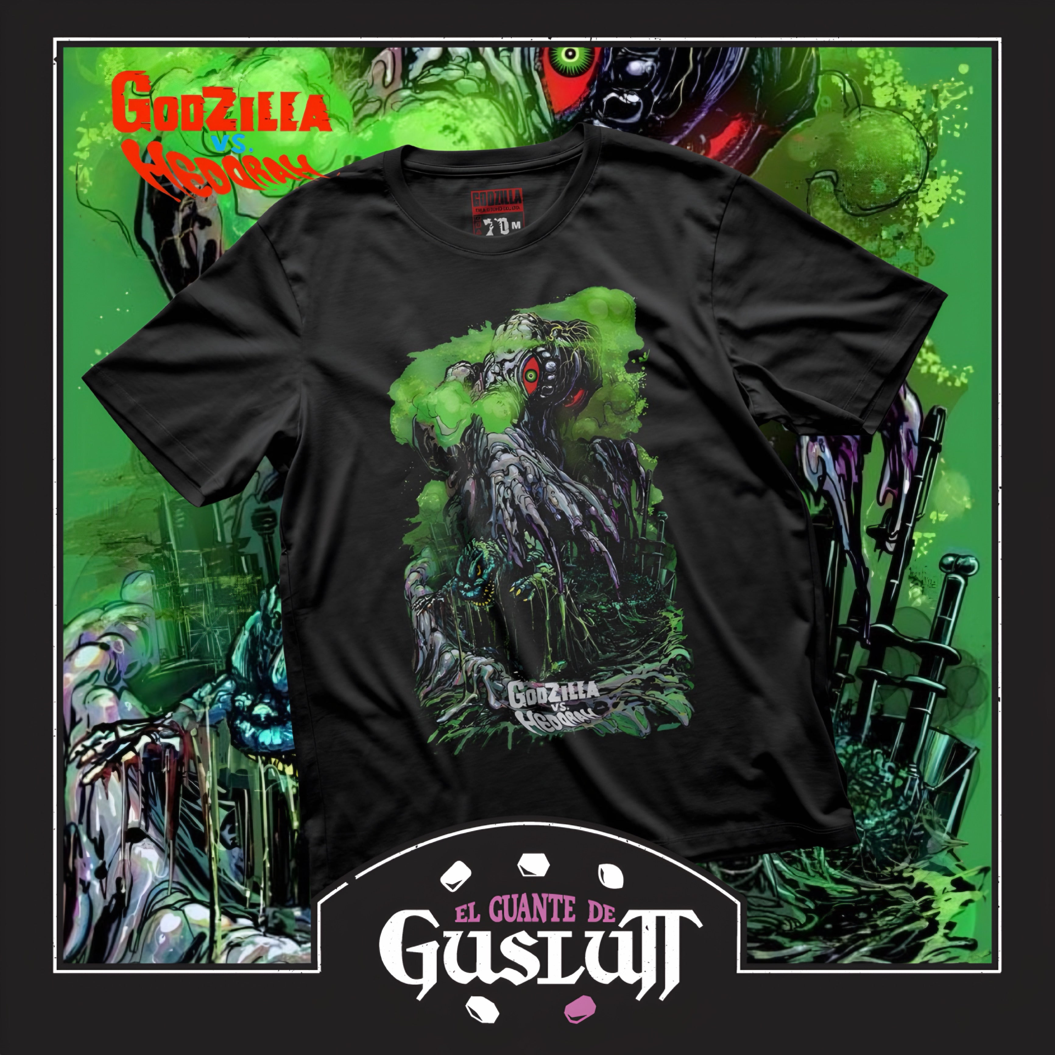Playera Godzilla vs Hedorah Negra
