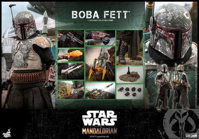 Figura Hot Toys Star Wars The Mandalorian Boba Fett Escala 1/6