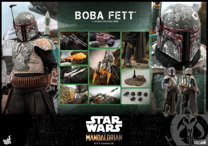 Figura Hot Toys Star Wars The Mandalorian Boba Fett Escala 1/6