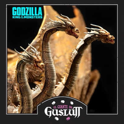 Figura Hiya Toys Godzilla King of the Monsters King Ghidorah Versión 2019 Escala 1/10