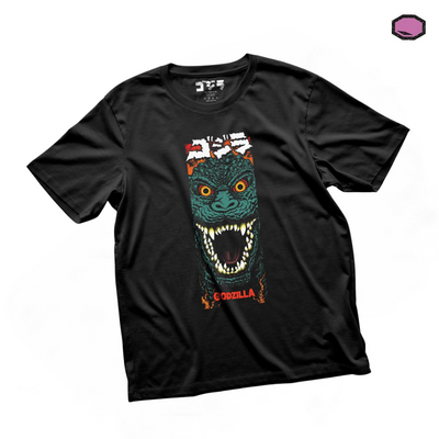 Playera Burning Godzilla Negra