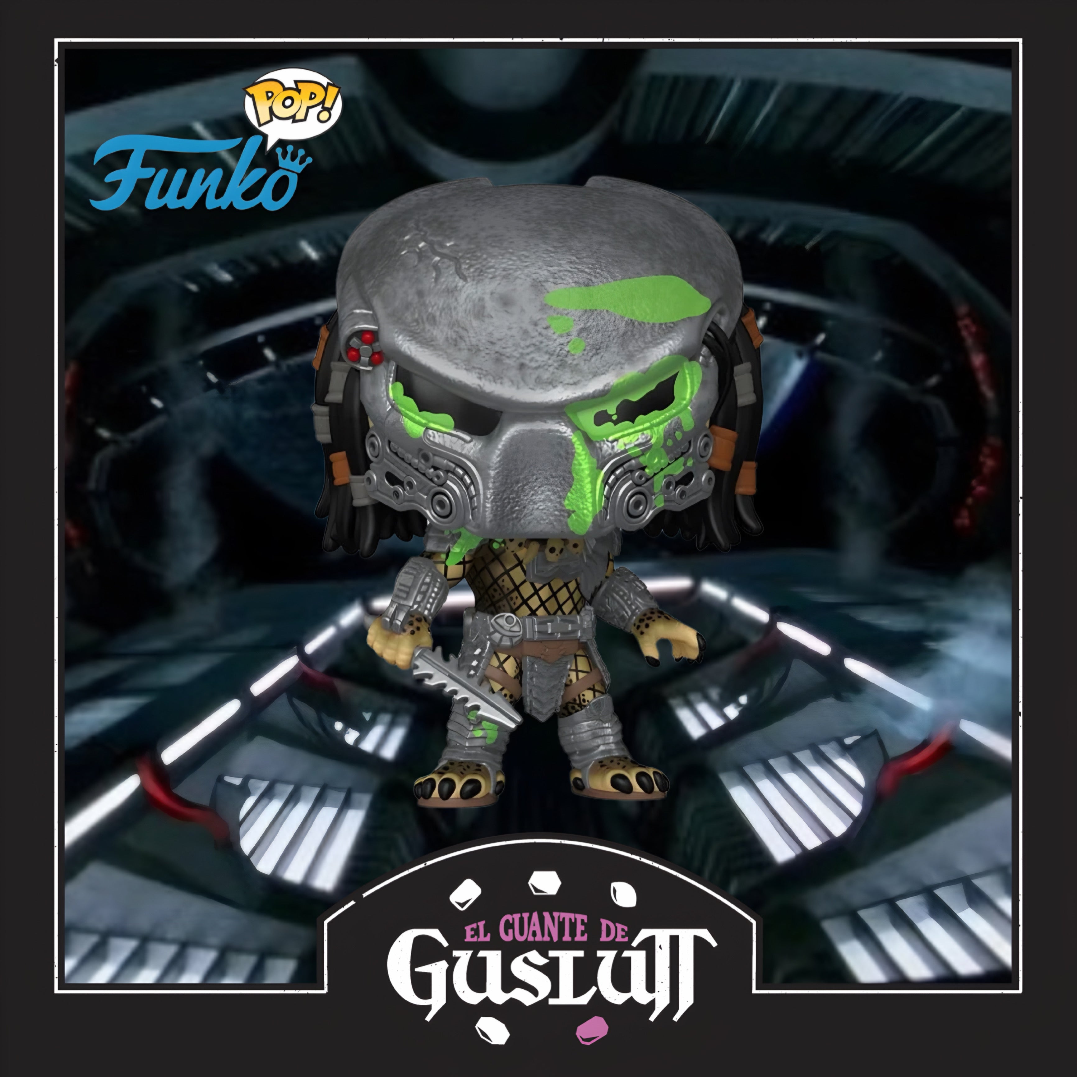 Figura Funko Pop Aliens vs Predator: Requiem Bull Predator Edición Especial Glows in the Dark