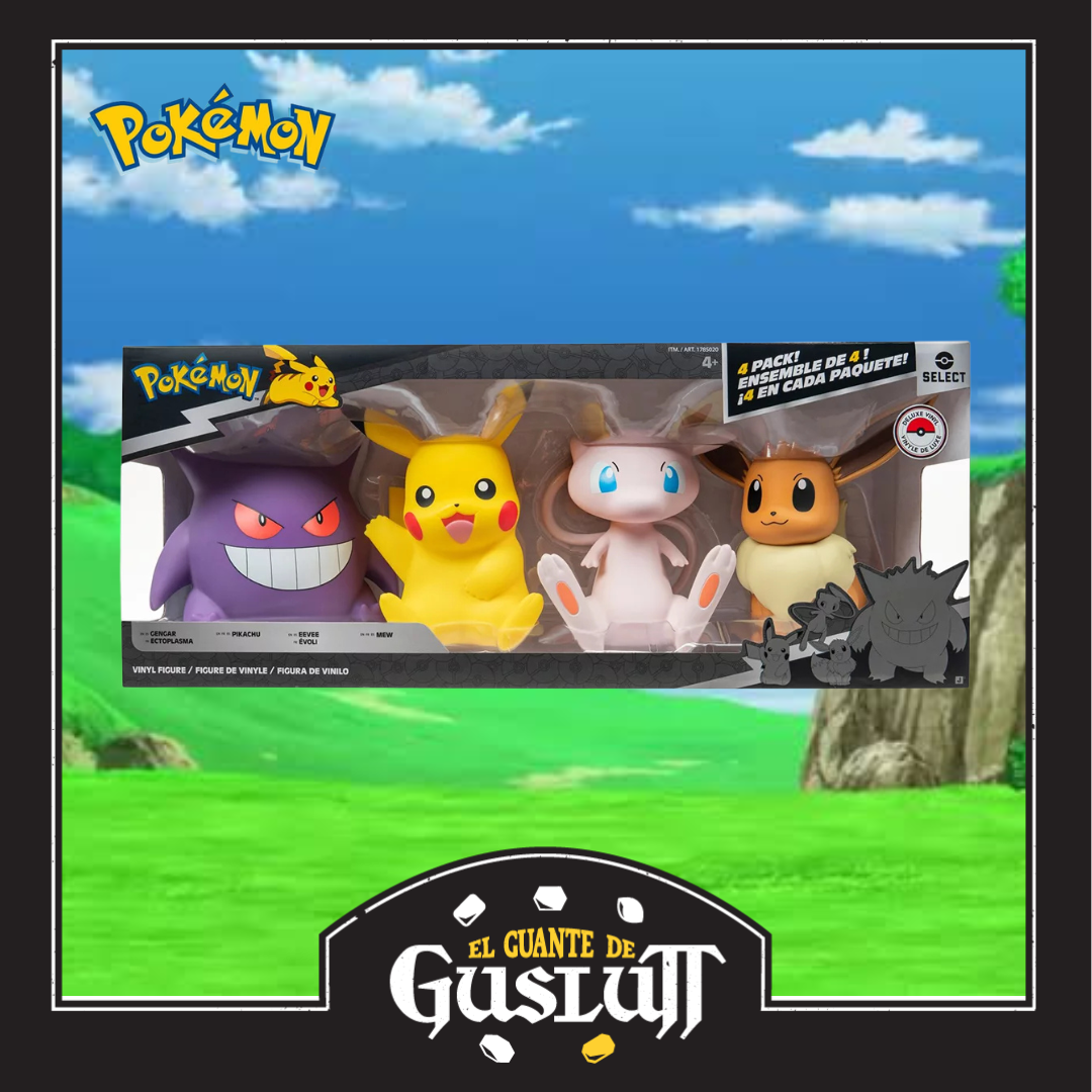 Set de Figuras de Vinilo Suave Pokémon