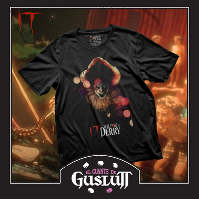 Playera IT Welcome To Derry Póster #1 Negra