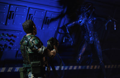 Figura NECA Aliens Serie 1 Xenomorph Warrior Versión Café