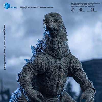 Figura Hiya Toys Godzilla Heat Ray Godzilla Versión Traslúcida 2014 Escala 1/10