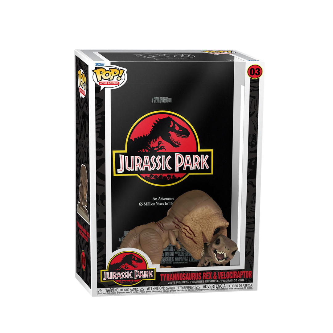 Set Funko Pop Jurassic Park Movie Poster