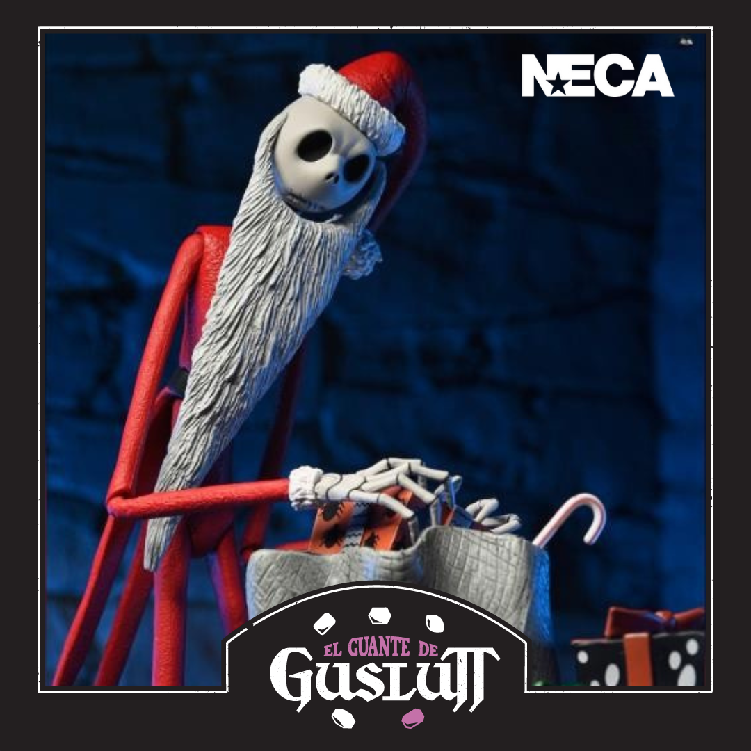 Figura NECA The Nightmare Before Christmas Santa Jack Versión Ultimate